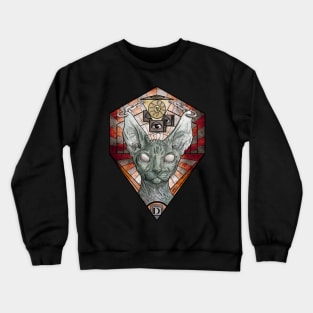 The Gaze of the Sphynx Cat - #1 Animal Hierarchy Crewneck Sweatshirt